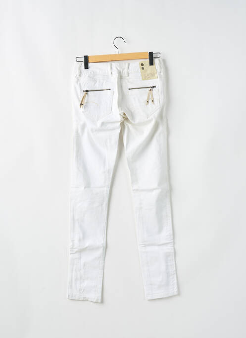 Jeans skinny taille basse taille basse blanc G STAR femme