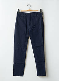 Pantalon chino tissage popeline taille normale bleu 2 TWO femme