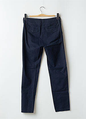 Pantalon chino tissage popeline taille normale bleu 2 TWO femme