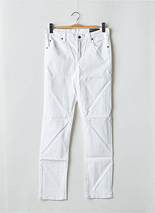 Pantalon slim tissage popeline taille normale blanc CHEAP MONDAY femme