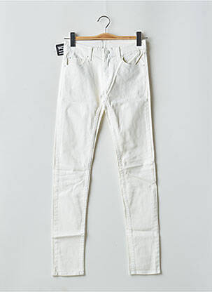 Jeans coupe slim stretch taille normale beige CHEAP MONDAY femme
