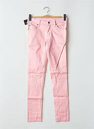 Pantalon slim taille basse taille basse rose CHEAP MONDAY femme