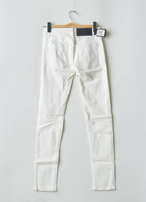 Jeans coupe slim beige CHEAP MONDAY pour femme