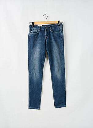 Jeans coupe slim tissage brut taille normale bleu PEPE JEANS femme