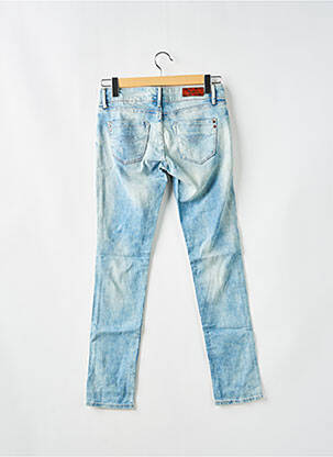 Jeans coupe slim effet usé délavé taille normale bleu PEPE JEANS femme