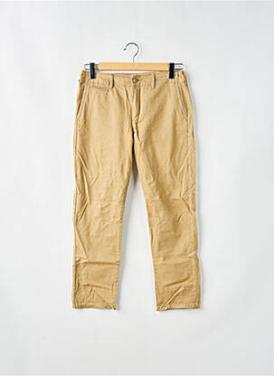 Pantalon chino tissage popeline taille normale beige RALPH LAUREN femme