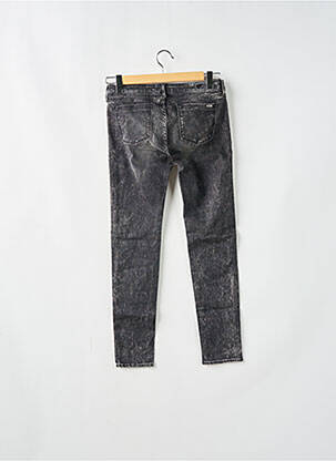 Jeans coupe slim tissage brut taille normale gris REIKO femme