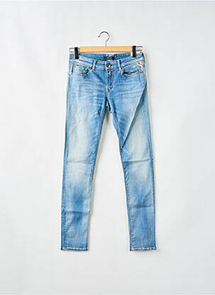 Jeans coupe slim tissage brut taille normale bleu REPLAY femme