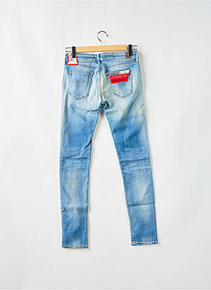 Jeans coupe slim tissage brut taille normale bleu REPLAY femme