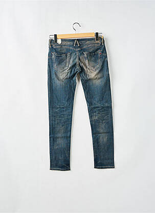 Jeans coupe slim tissage brut taille normale bleu REPLAY femme