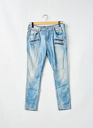 Jeans coupe slim tissage brut taille normale bleu SCHOOL RAG femme