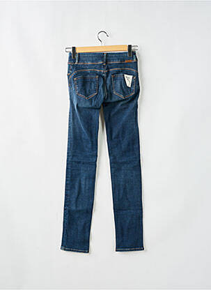 Jeans coupe slim tissage brut taille normale bleu TEDDY SMITH femme
