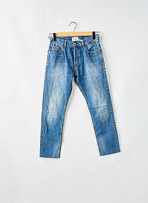 Jeans coupe slim tissage brut taille normale bleu TEDDY SMITH femme