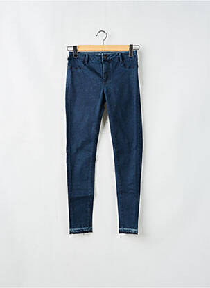 Jeans coupe slim tissage brut taille normale bleu TEDDY SMITH femme