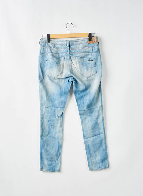 Jeans coupe slim bleu SCHOOL RAG pour femme