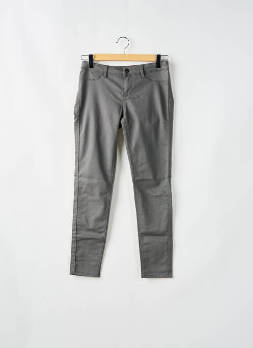 Pantalon slim gris TEDDY SMITH pour femme