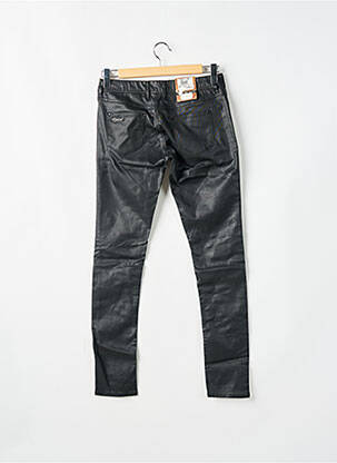 Jegging tissage enduit noir KAPORAL femme
