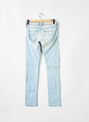 Jeans coupe slim effet usé délavé taille basse bleu KAPORAL femme