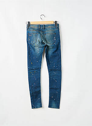 Jeans coupe slim effet usé délavé bleu KAPORAL femme