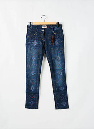 Jeans coupe slim stretch taille basse bleu KAPORAL femme