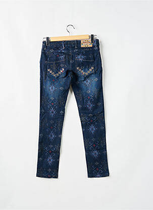 Jeans coupe slim taille basse taille basse bleu KAPORAL femme