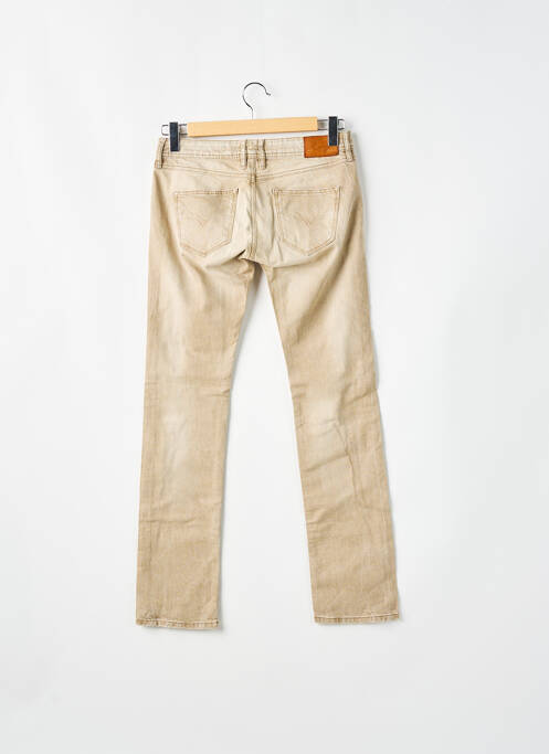 Jeans coupe droite beige KAPORAL pour femme