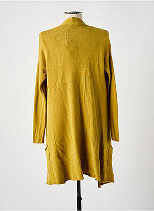 Gilet manches longues manches longues jaune LA FEE MARABOUTEE femme