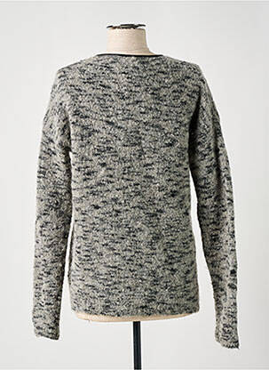 Gilet manches longues manches longues gris MARIE-SIXTINE femme