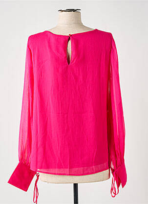 Blouse légère et transparente manches longues rose VILA femme