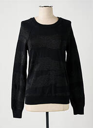 Pull resserrée sur le bas manches longues noir ELEVEN PARIS femme