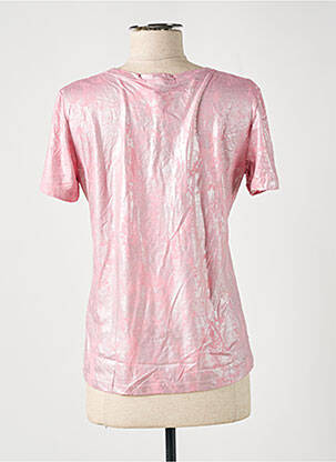 Top coupe fluide manches courtes rose PEPE JEANS femme