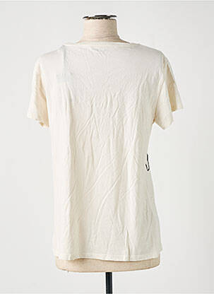 T-shirt coupe droite manches courtes beige PEPE JEANS femme