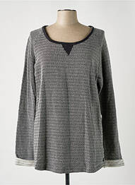 Top col rond manches longues noir MAISON SCOTCH femme