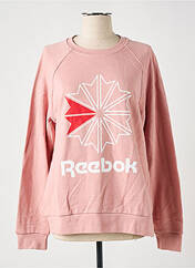 Sweat-shirt rose REEBOK pour femme seconde vue