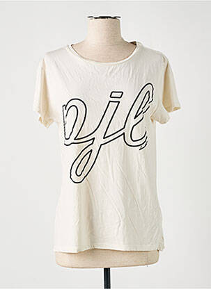 T-shirt beige PEPE JEANS pour femme