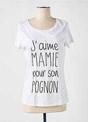 T-shirt blanc LE FABULEUX SHAMAN pour femme seconde vue