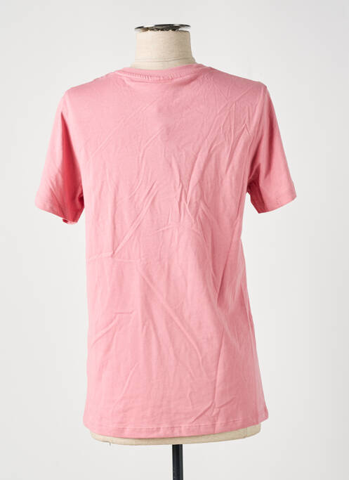 T-shirt coupe droite manches courtes rose HYPE femme