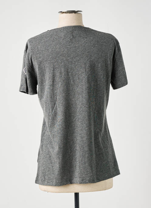 T-shirt coupe droite manches courtes gris DN.SIXTY SEVEN femme