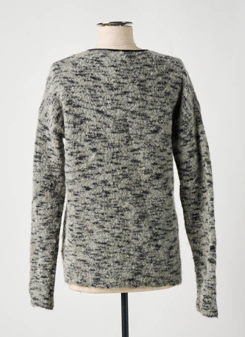 Gilet manches longues gris MARIE-SIXTINE pour femme