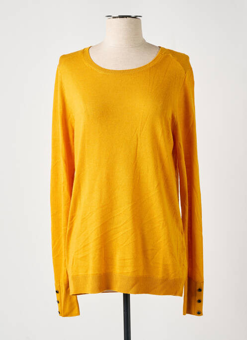 Pull jaune TEDDY SMITH pour femme