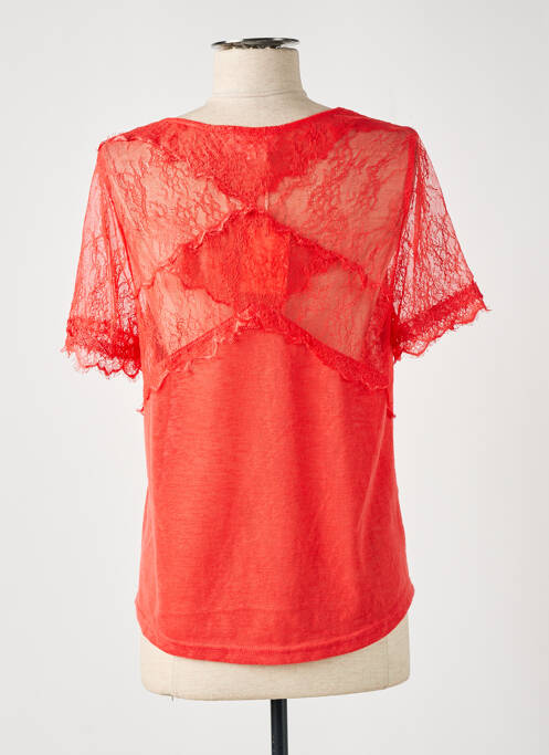 Top orange GRACE & MILA pour femme