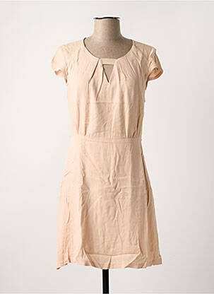 Robe courte coupe évasée manches courtes rose DEUX TWO femme