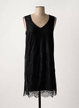 Robe courte sans manche sans manche noir SCHOOL RAG femme