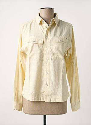Chemisier coupe droite manches longues beige G STAR femme