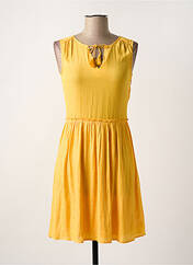 Robe courte jaune LE TEMPS DES CERISES pour femme seconde vue