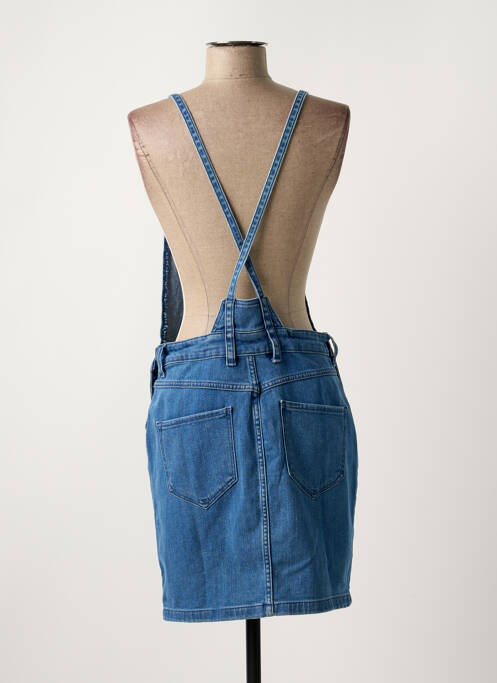 Robe courte bleu ICHI pour femme