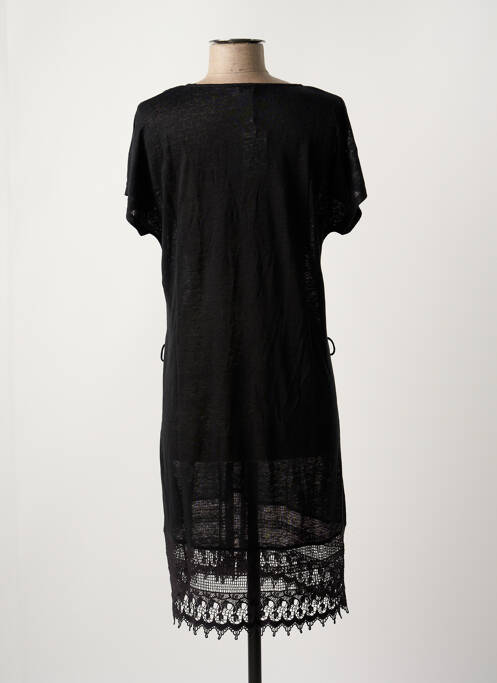 Robe de plage noir ATELIERS DE LA MAILLE pour femme