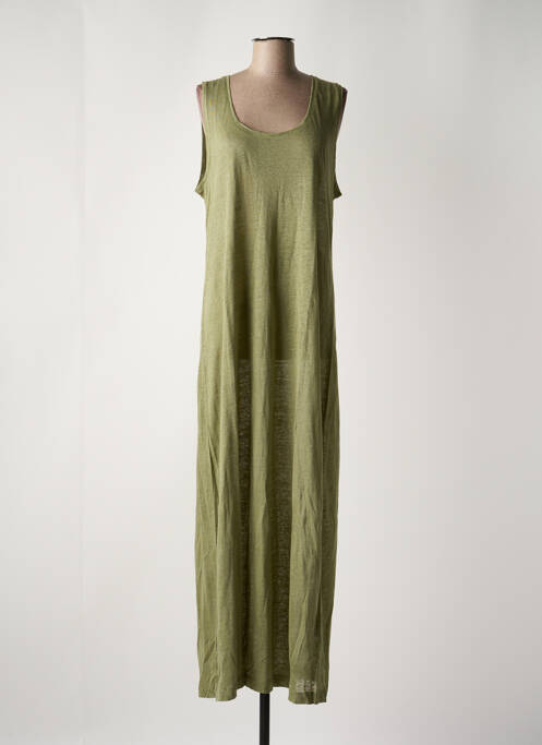 Robe longue vert ATELIERS DE LA MAILLE pour femme