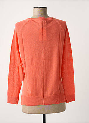 Pull stretch manches longues orange TEDDY SMITH femme