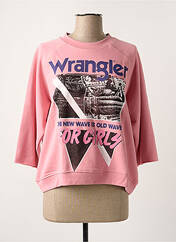 Pull rose WRANGLER pour femme seconde vue